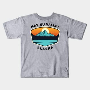 Mat-Su Valley Ski Snowboard Mountain Alaska Mat-Su - Mat-Su Valley Alaska - Travel Kids T-Shirt